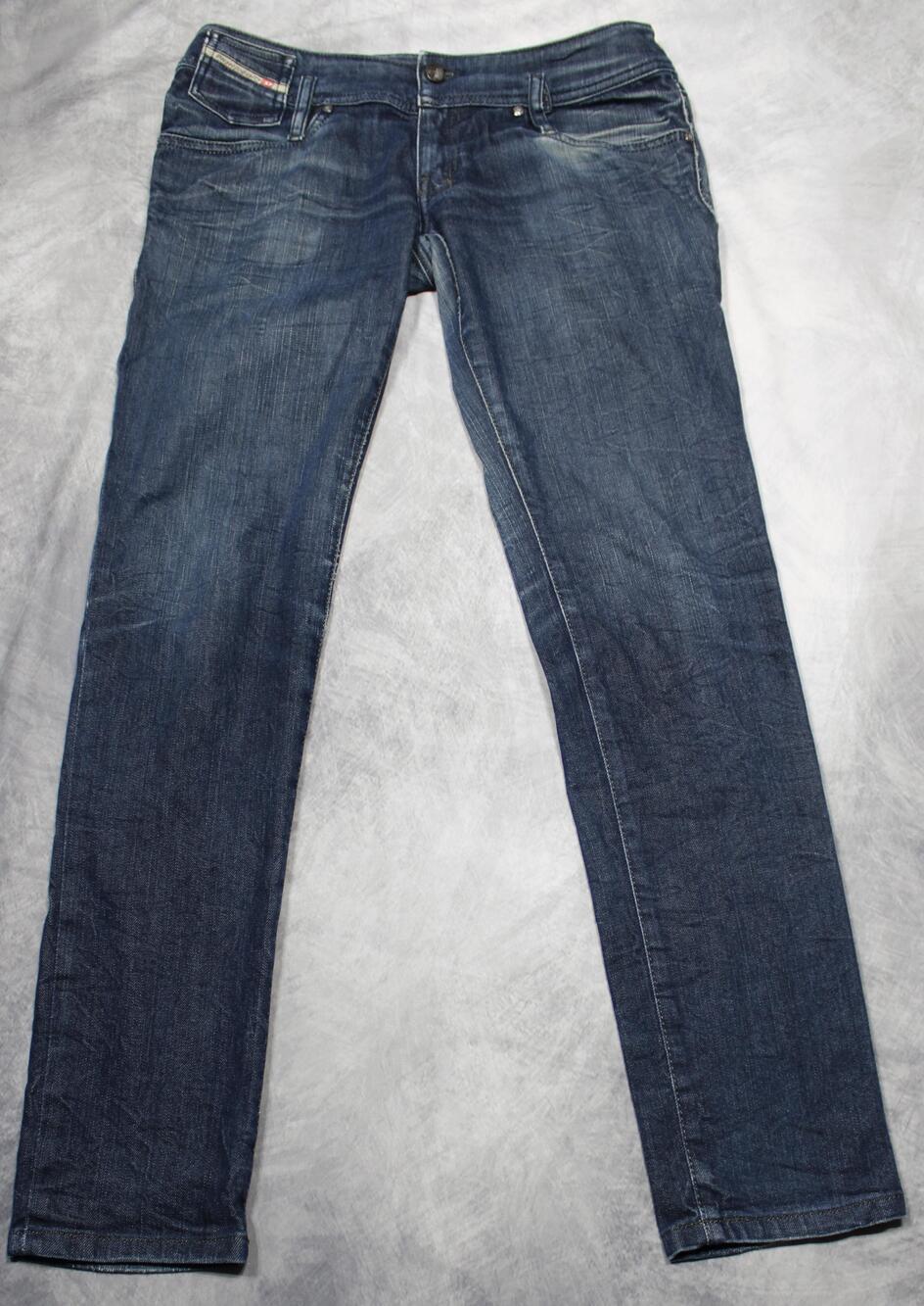 Diesel Matic Jeans Womens 30x32 Blue Medium Wash Stretch Skinny Denim Mid Rise